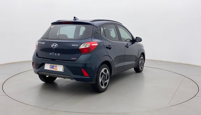 2022 Hyundai GRAND I10 NIOS SPORTZ 1.0 TURBO GDI, Petrol, Manual, 15,612 km, Right Back Diagonal