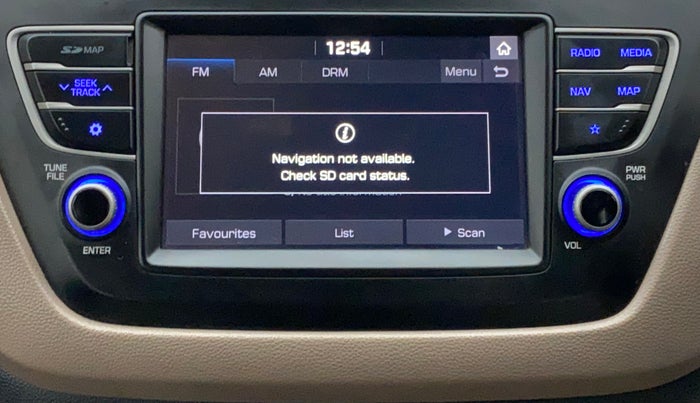 2018 Hyundai Elite i20 ASTA 1.2 (O), Petrol, Manual, 43,114 km, Infotainment system - GPS Card not working/missing