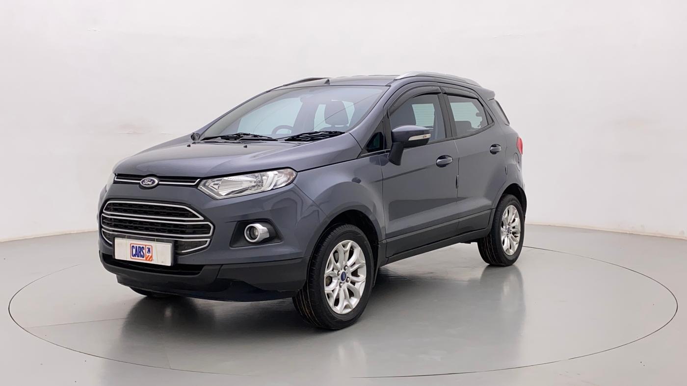 2015 Ford Ecosport TITANIUM 1.5L DIESEL (OPT), Diesel, Manual, 1,30,981 km, Left Front Diagonal