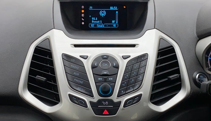 2015 Ford Ecosport TITANIUM 1.5L DIESEL (OPT), Diesel, Manual, 1,30,981 km, Infotainment System