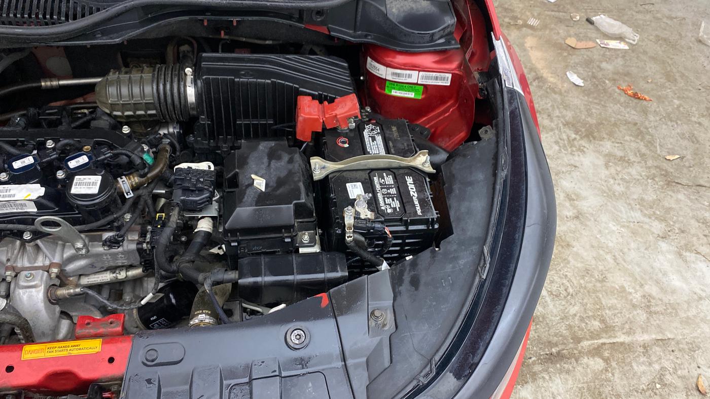 2022 Tata ALTROZ XZA (O), Petrol, Automatic, 23,961 km, Engine View - Left