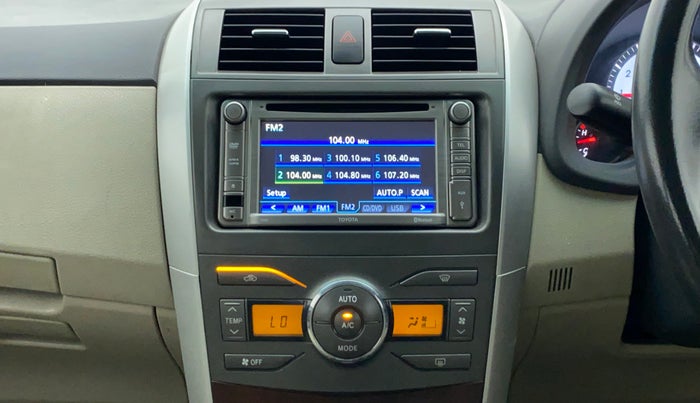 2012 Toyota Corolla Altis G, Petrol, Manual, 28,985 km, Air Conditioner