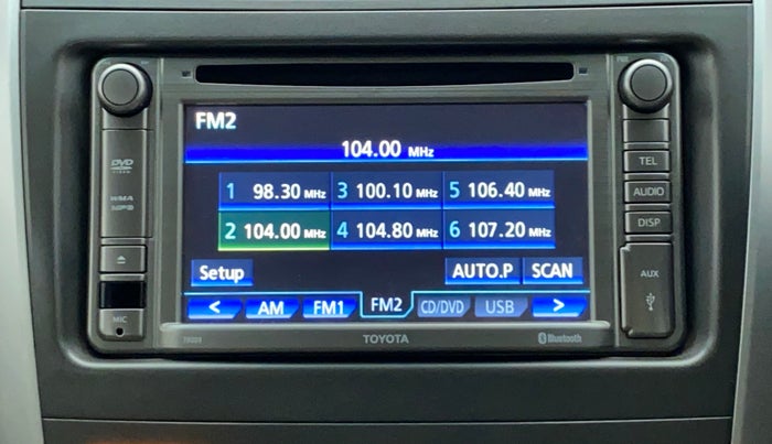 2012 Toyota Corolla Altis G, Petrol, Manual, 28,985 km, Infotainment System