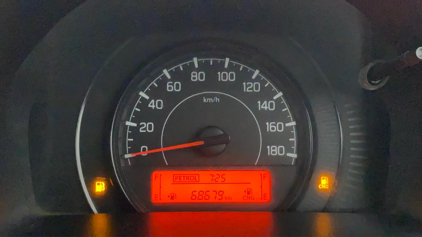 2019 Maruti New Wagon-R LXI CNG 1.0 L, CNG, Manual, 68,869 km, Odometer Image