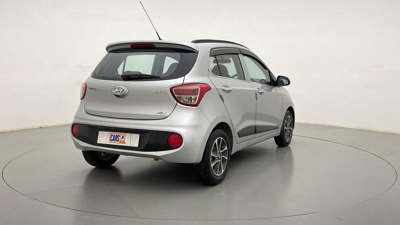 2018 Hyundai Grand i10 ASTA 1.2 VTVT, Petrol, Manual, 45,067 km, Right Back Diagonal