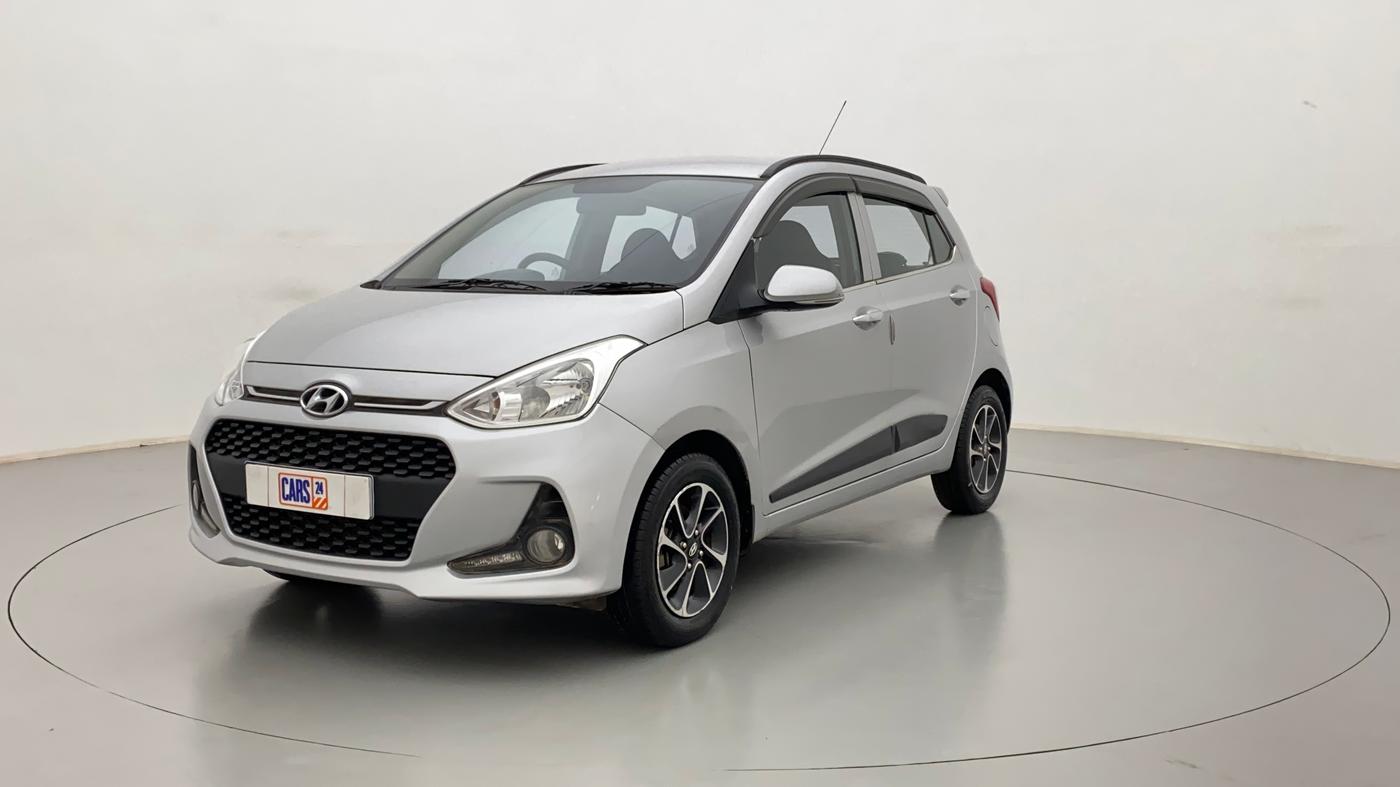 2018 Hyundai Grand i10 ASTA 1.2 VTVT, Petrol, Manual, 45,067 km, Left Front Diagonal