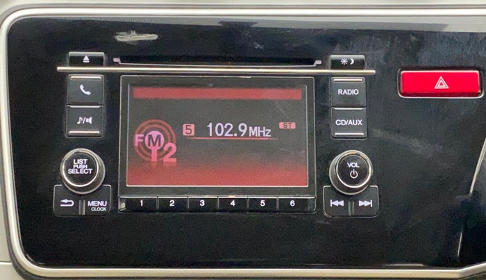 2016 Honda City 1.5L I-VTEC VX CVT, Petrol, Automatic, 41,138 km, Infotainment System