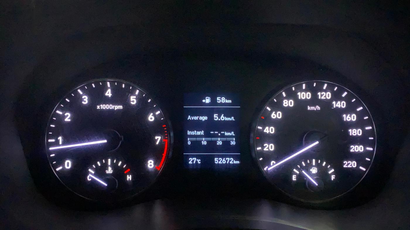 2019 Hyundai Verna 1.6 VTVT SX, Petrol, Manual, 52,664 km, Odometer Image