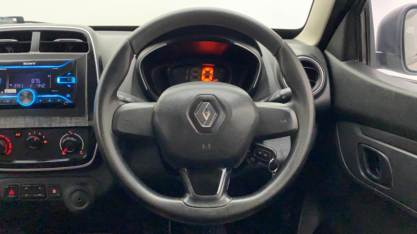 2019 Renault Kwid RXL, Petrol, Manual, 64,774 km, Steering Wheel Close Up