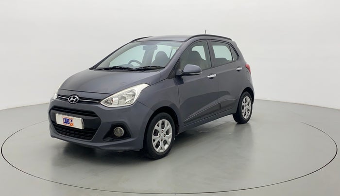 2014 Hyundai Grand i10 SPORTZ 1.2 KAPPA VTVT, Petrol, Manual, 63,289 km, Left Front Diagonal