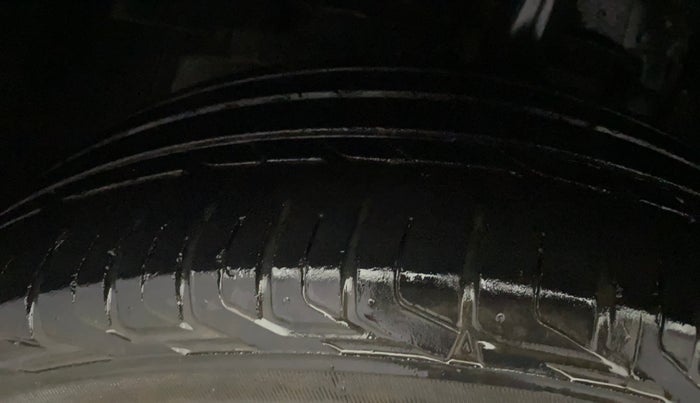 2021 Tata NEXON XZA PLUS SUNROOF PETROL, Petrol, Automatic, 56,395 km, Left Front Tyre Tread