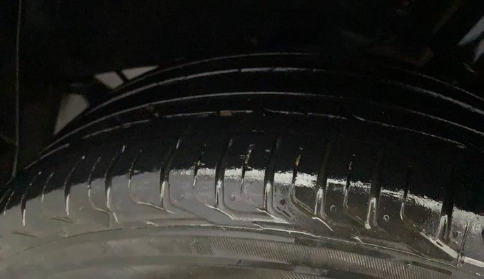 2021 Tata NEXON XZA PLUS SUNROOF PETROL, Petrol, Automatic, 56,395 km, Left Rear Tyre Tread