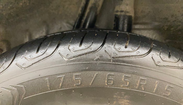 2019 Honda Amaze 1.5L I-DTEC V CVT, Diesel, Automatic, 59,625 km, Left Rear Tyre Tread