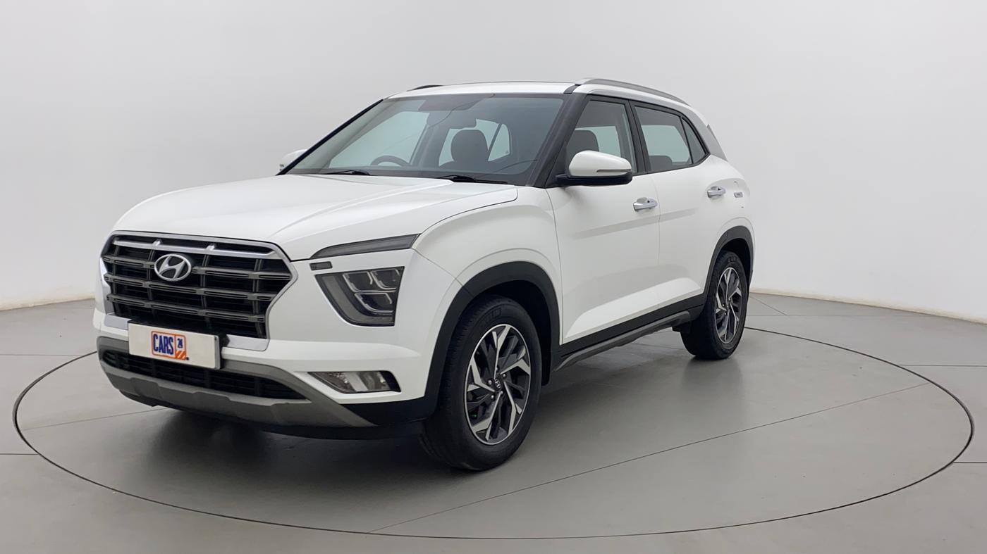2020 Hyundai Creta SX (O) IVT 1.5 PETROL, Petrol, Automatic, 40,713 km, Left Front Diagonal