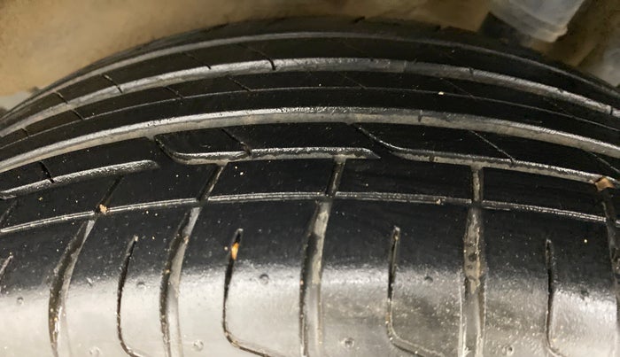 2019 Tata NEXON XZA + 1.2 PETROL A/T, Petrol, Automatic, 10,953 km, Left Rear Tyre Tread