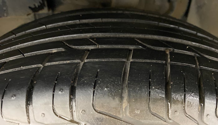 2019 Tata NEXON XZA + 1.2 PETROL A/T, Petrol, Automatic, 10,953 km, Left Front Tyre Tread
