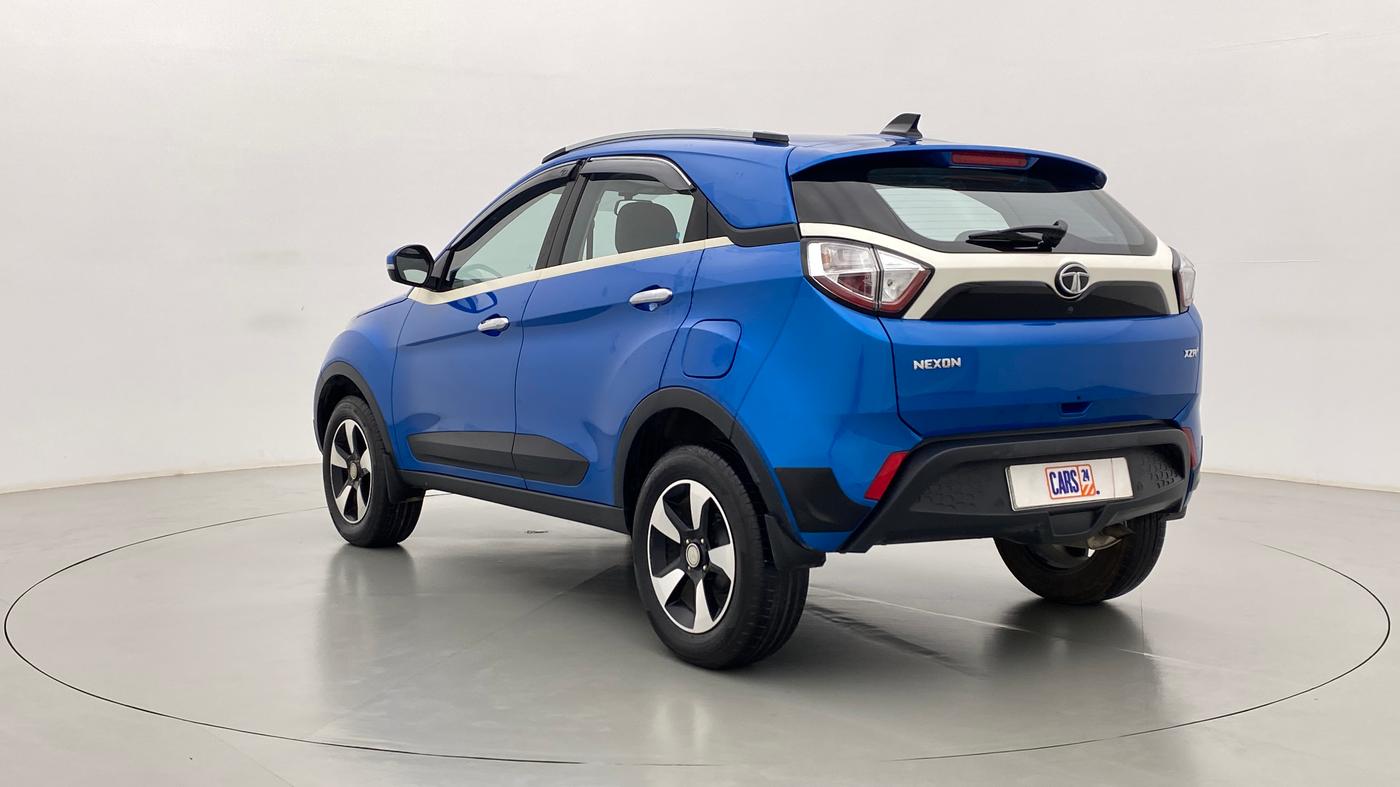 2019 Tata NEXON XZA + 1.2 PETROL A/T, Petrol, Automatic, 10,953 km, Left Back Diagonal