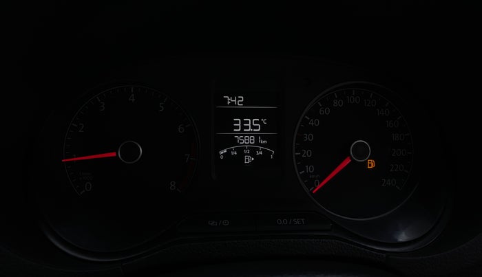 2019 Volkswagen Polo TRENDLINE 1.0L, Petrol, Manual, 75,876 km, Odometer Image