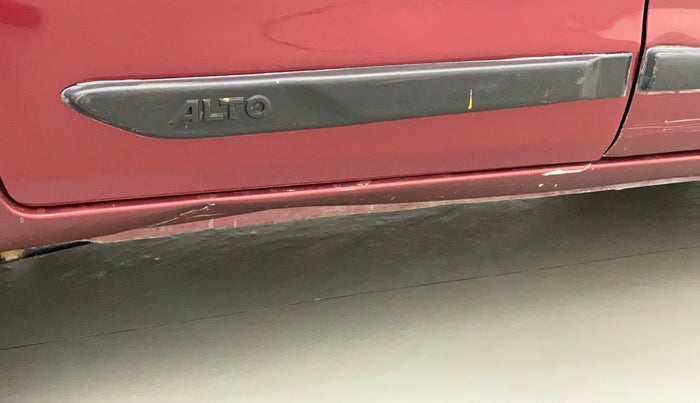 2014 Maruti Alto K10 LXI, Petrol, Manual, 57,685 km, Right running board - Minor scratches