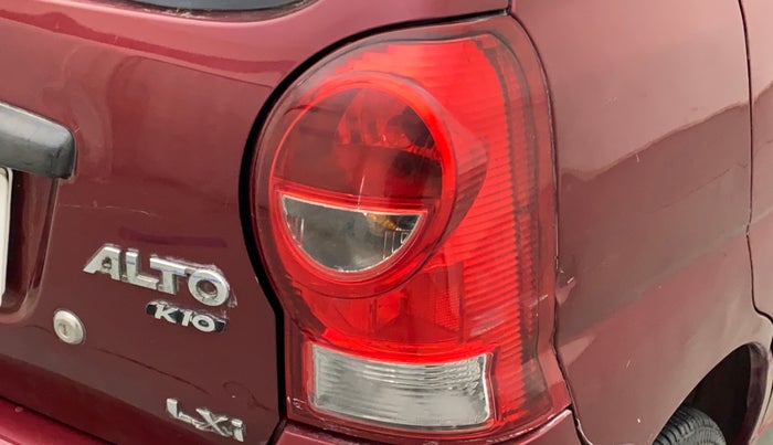 2014 Maruti Alto K10 LXI, Petrol, Manual, 57,685 km, Right tail light - Reverse gear light not functional