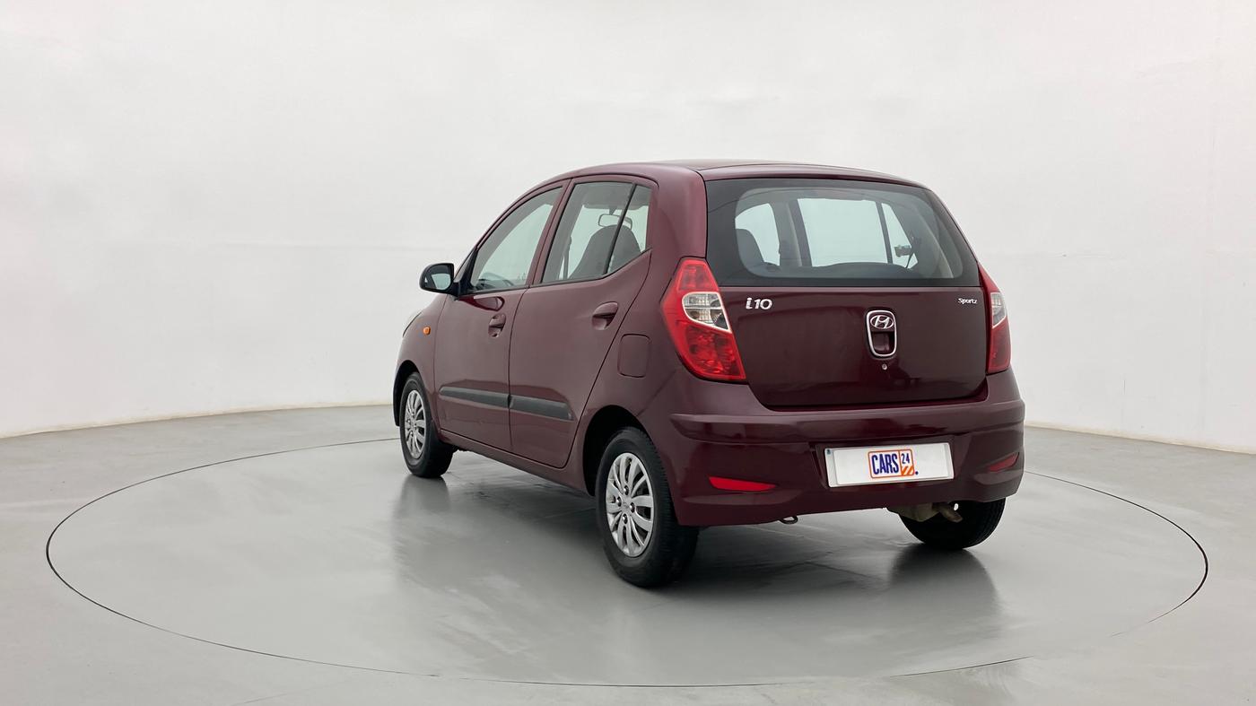 2014 Hyundai i10 SPORTZ 1.1, Petrol, Manual, 87,796 km, Left Back Diagonal