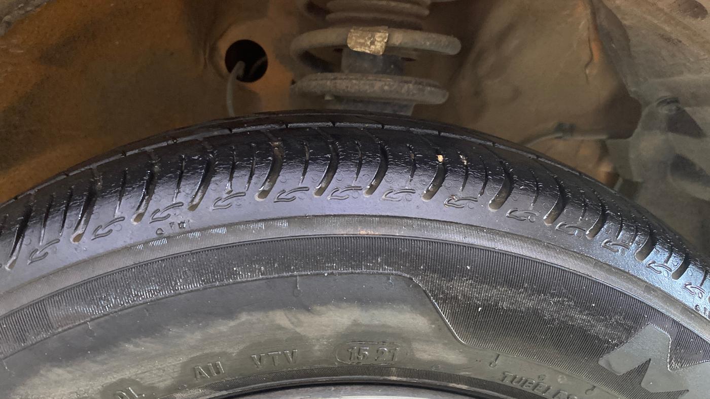 2021 Maruti S PRESSO VXI+, Petrol, Manual, 42,853 km, Right Front Tyre Tread