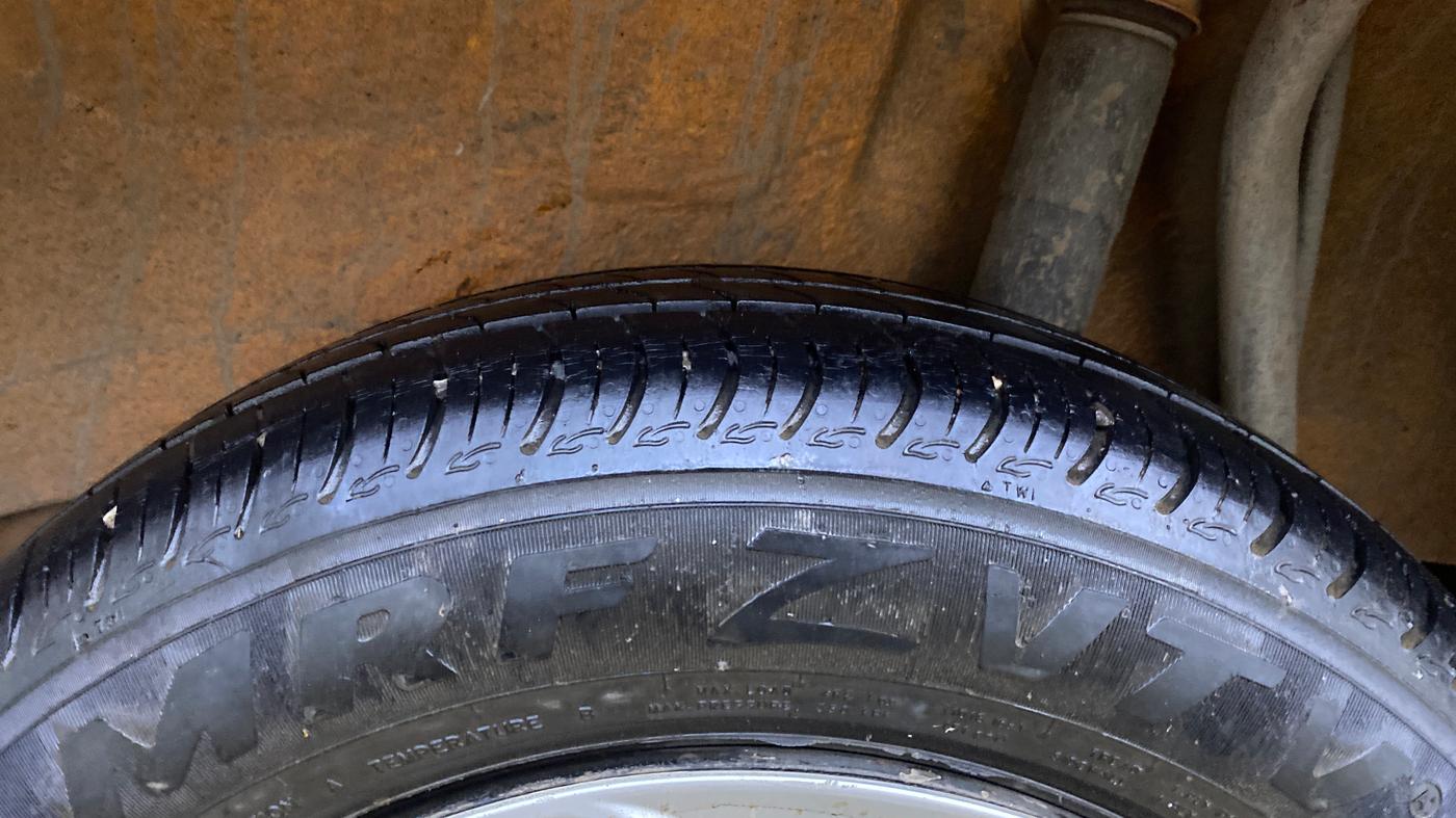 2021 Maruti S PRESSO VXI+, Petrol, Manual, 42,853 km, Left Rear Tyre Tread