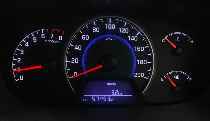 2016 Hyundai i10 MAGNA 1.1, Petrol, Manual, 57,449 km, Odometer Image