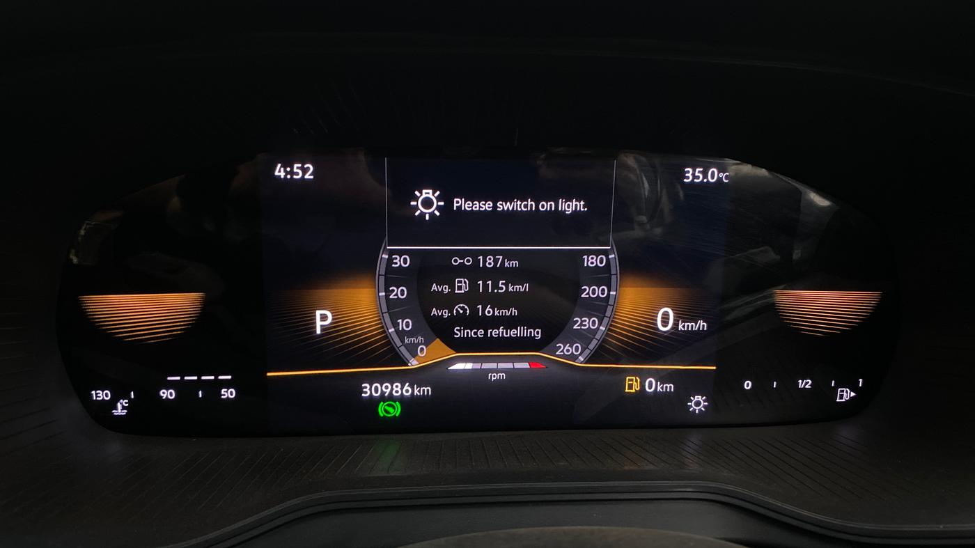 2023 Skoda KUSHAQ STYLE 1.0L TSI AT (6 AIRBAGS), Petrol, Automatic, 30,962 km, Odometer Image