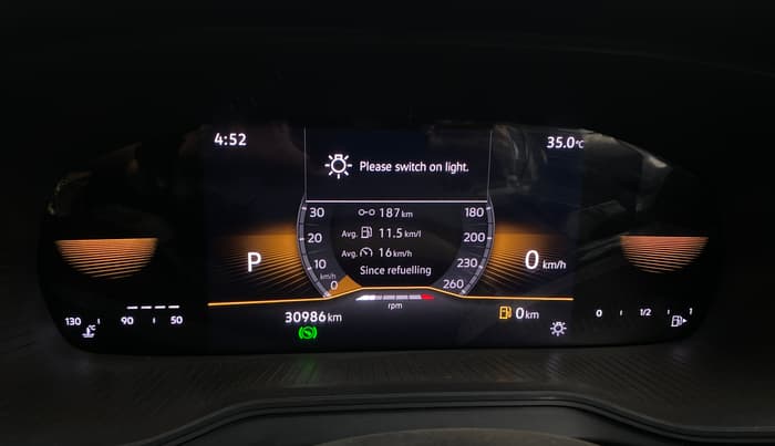 2023 Skoda KUSHAQ STYLE 1.0L TSI AT (6 AIRBAGS), Petrol, Automatic, 30,962 km, Odometer Image