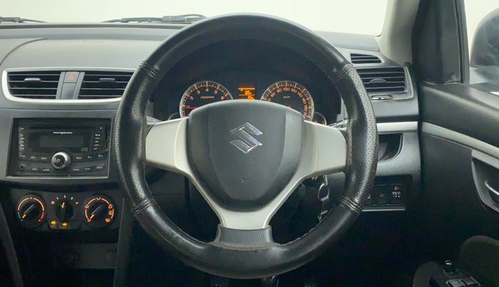 2013 Maruti Swift VXI, Petrol, Manual, 80,824 km, Steering Wheel Close Up