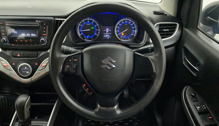 2017 Maruti Baleno DELTA CVT PETROL 1.2, Petrol, Automatic, 87,202 km, Steering Wheel Close Up