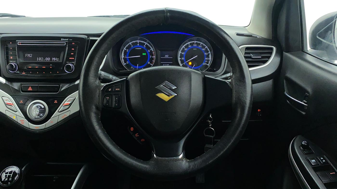 2016 Maruti Baleno DELTA 1.2 K12, Petrol, Manual, 15,253 km, Steering Wheel Close Up