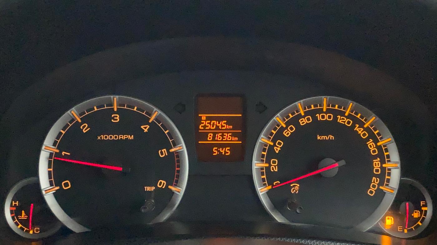 2012 Maruti Swift VDI, Diesel, Manual, 81,633 km, Odometer Image