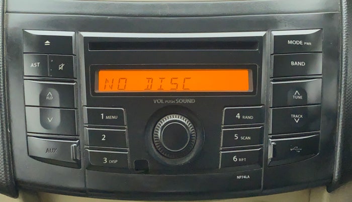 2014 Maruti Swift Dzire VXI, Petrol, Manual, 65,230 km, Infotainment System