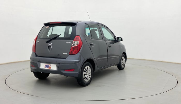 2013 Hyundai i10 SPORTZ 1.2 AT, Petrol, Automatic, 86,294 km, Right Back Diagonal