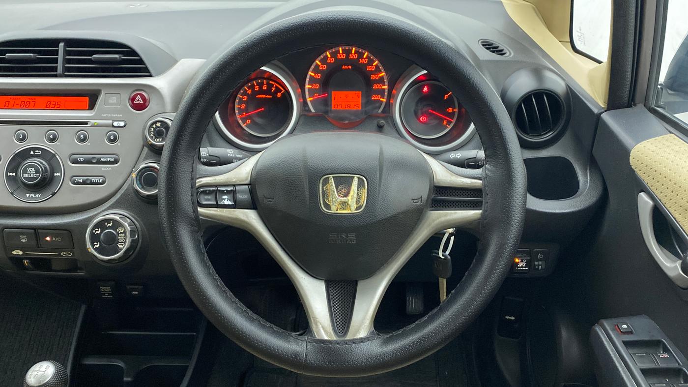 2013 Honda Jazz 1.2L I-VTEC SELECT, CNG, Manual, 91,815 km, Steering Wheel Close Up