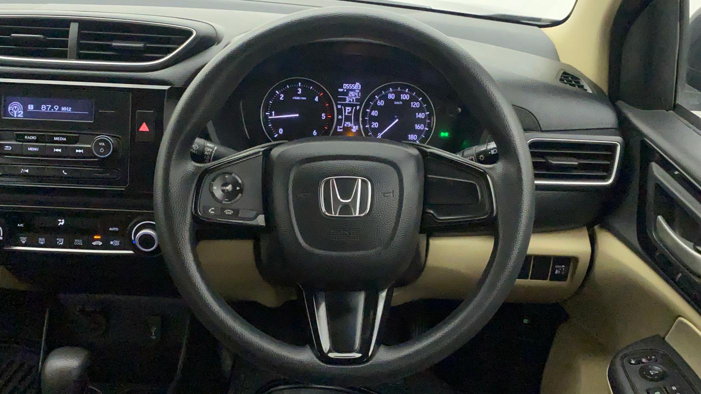 2019 Honda Amaze 1.5L I-DTEC V CVT, Diesel, Automatic, 56,283 km, Steering Wheel Close Up