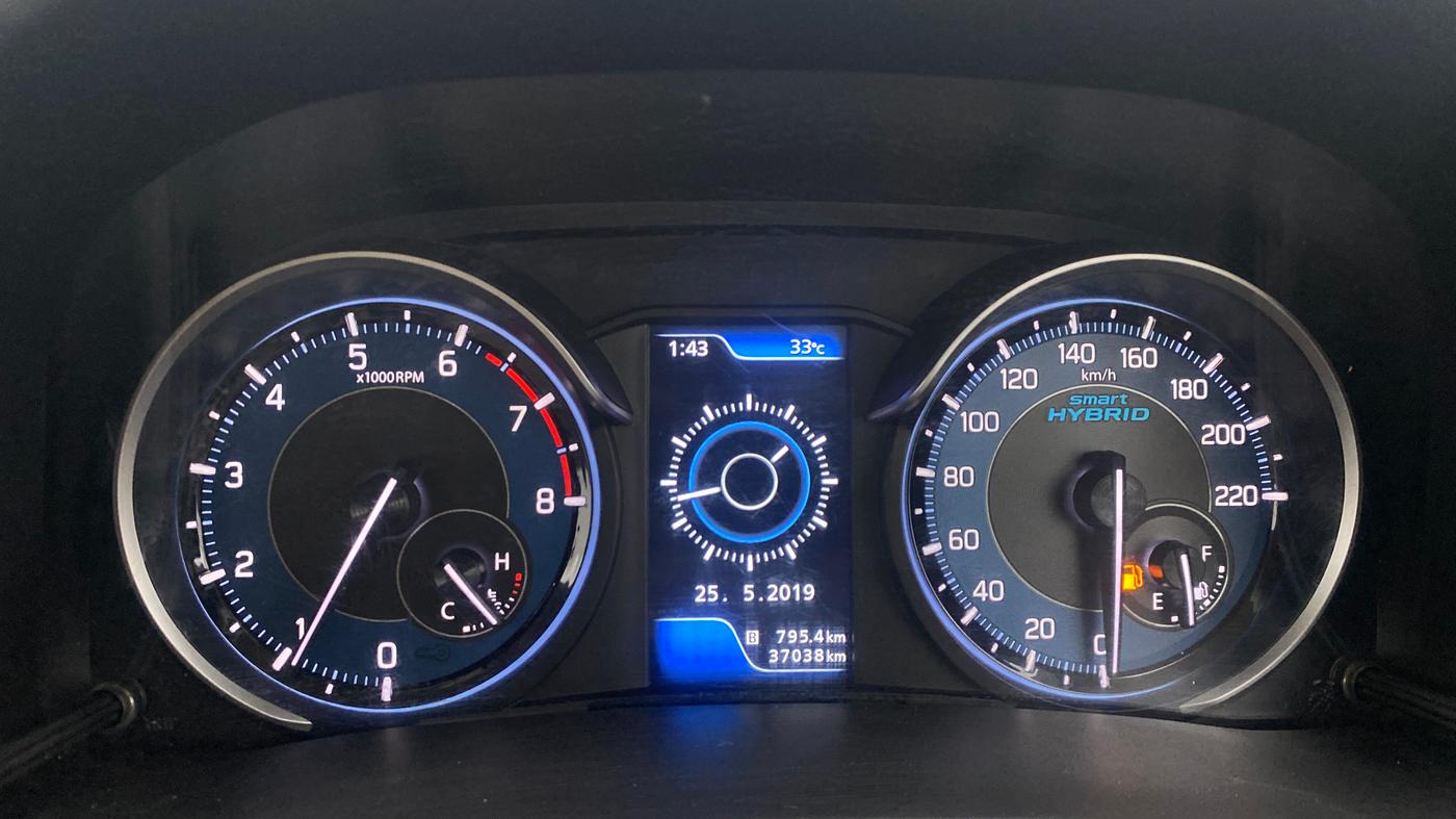 2019 Maruti Ertiga ZXI+ SHVS, Petrol, Manual, 37,037 km, Odometer Image