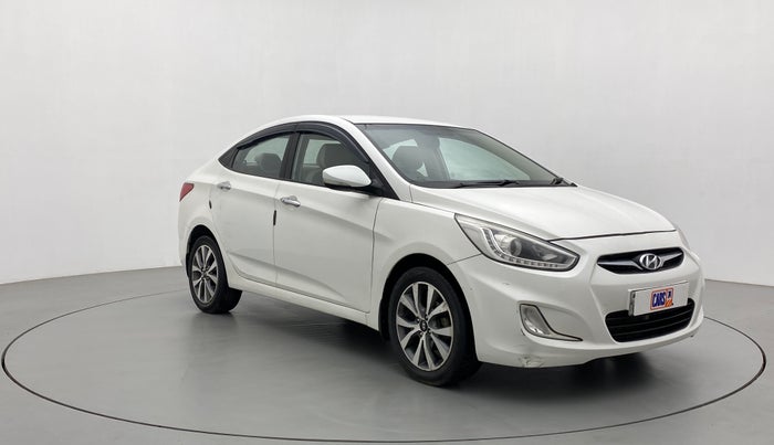 2014 Hyundai Verna FLUIDIC 1.6 CRDI SX OPT, Diesel, Manual, 94,372 km, Right Front Diagonal