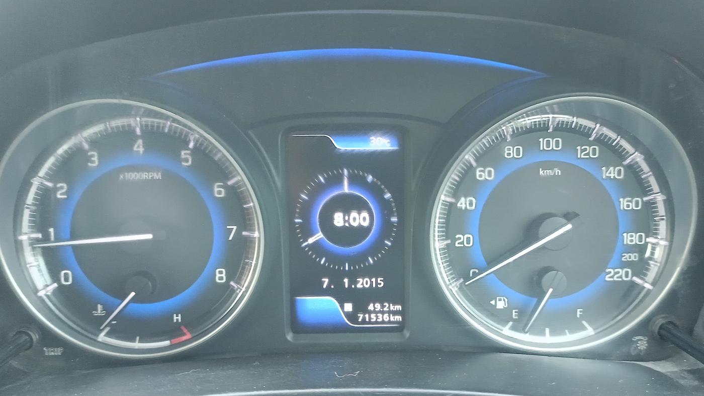 2016 Maruti Baleno ZETA PETROL 1.2, Petrol, Manual, 71,531 km, Odometer Image