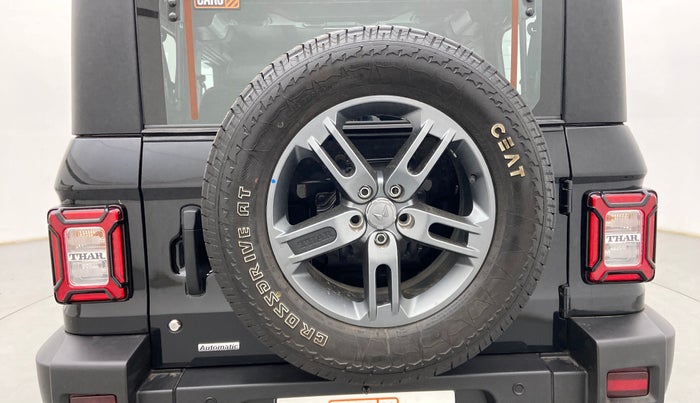 2023 Mahindra Thar LX P 2WD AT HT, Petrol, Automatic, 3,969 km, Spare Tyre