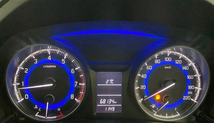 2016 Maruti Baleno DELTA PETROL 1.2, Petrol, Manual, 68,242 km, Odometer Image