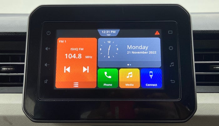 2021 Maruti IGNIS ZETA 1.2 K12, Petrol, Manual, 5,542 km, Infotainment System