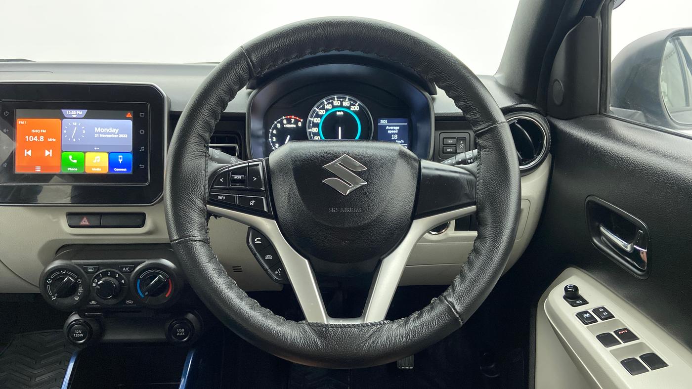 2021 Maruti IGNIS ZETA 1.2 K12, Petrol, Manual, 5,542 km, Steering Wheel Close Up