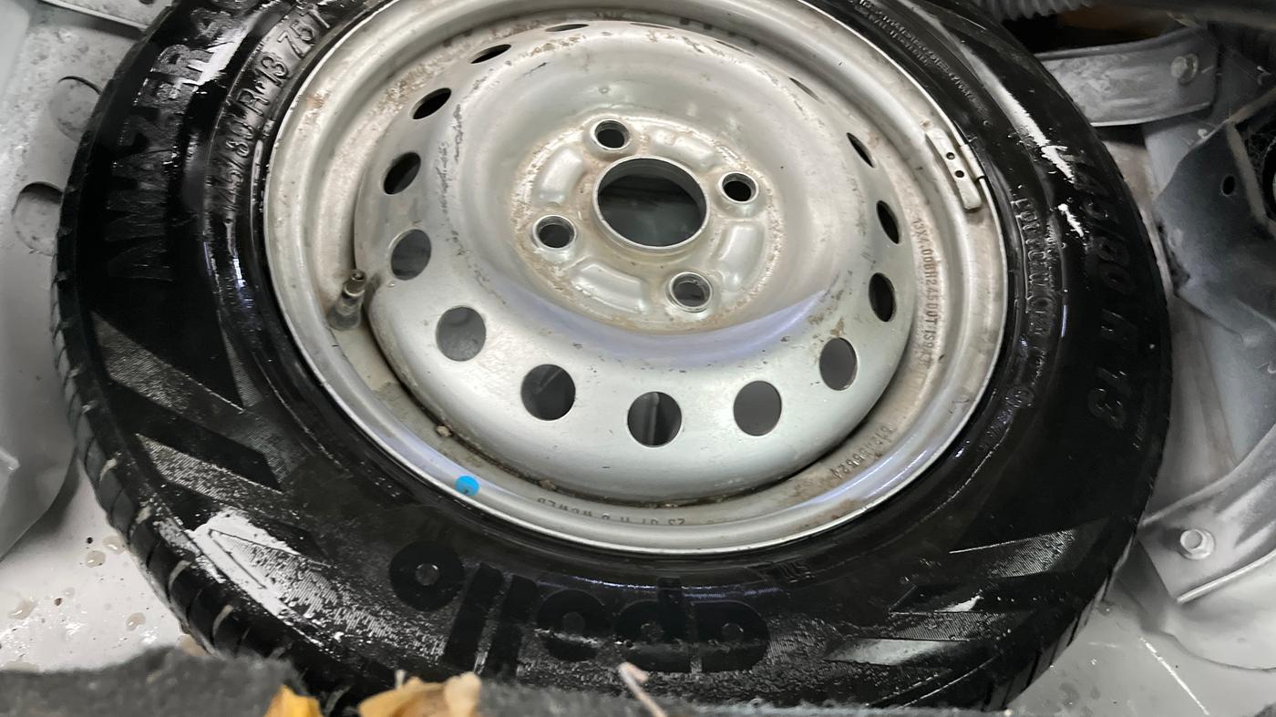 2018 Maruti Wagon R 1.0 LXI CNG, CNG, Manual, 1,10,558 km, Spare Tyre