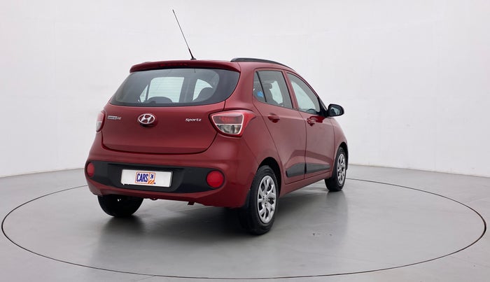2018 Hyundai Grand i10 SPORTZ 1.2 KAPPA VTVT, Petrol, Manual, 56,587 km, Right Back Diagonal
