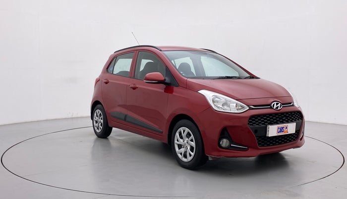 2018 Hyundai Grand i10 SPORTZ 1.2 KAPPA VTVT, Petrol, Manual, 56,587 km, Right Front Diagonal