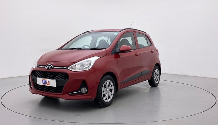 2018 Hyundai Grand i10 SPORTZ 1.2 KAPPA VTVT, Petrol, Manual, 56,587 km, Left Front Diagonal