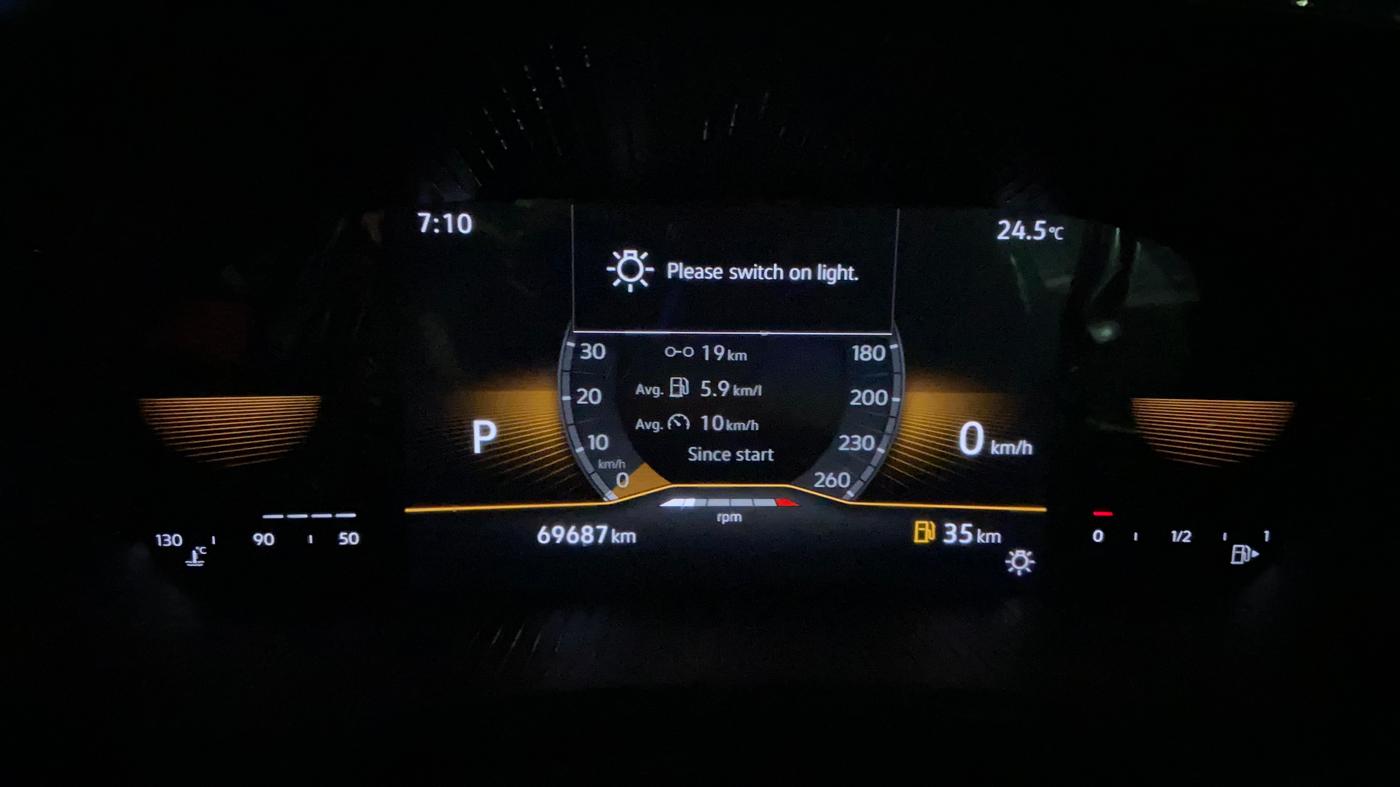 2022 Skoda SLAVIA STYLE 1.5L TSI DSG, Petrol, Automatic, 69,671 km, Odometer Image